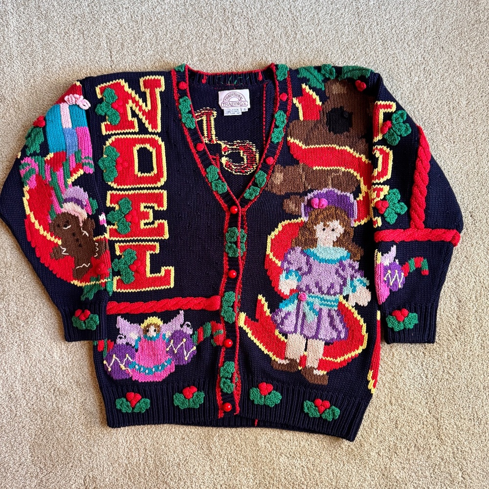 Traditional Trading Co Cardigan | Christmas Theme